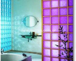 Υαλότουβλα μπάνιο