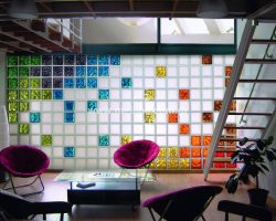 Διάφανο σατινέ, μπλε εσωτ.χρήσης, κίτρινο και πορτοκαλί εσωτ.χρήσης