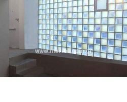 Παράθυρο υαλότουβλων 38x38cm με διπλό τζάμι και σήτα