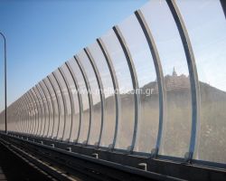 Ηχοπέτασμα από συμπαγές πολυκαρβονικό