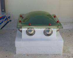 Κουπόλα με μόνιμο εξαερισμό μέσω στηθαίου