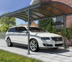 Στέγαστρο πάρκινγκ από κυψελωτό πολυκαρβονικό