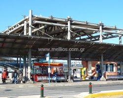 Στέγαστρο στάσεων σταθμός μετρό νομισματοκοπείου