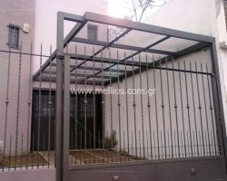 Στέγαστρο από συμπαγές πολυκαρβονικό