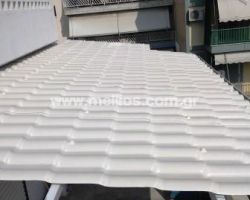 Πλαστικό κεραμίδι σε φύλλο (ASA-PVC)