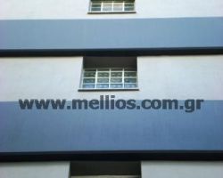Μεταλλικό παράθυρο για 4 υαλότουβλα 19x19cm, εξωτ. διάστασης 41,7x43,5cm