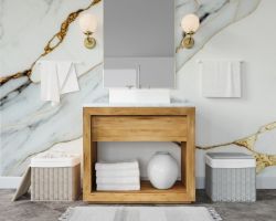 DECOWALL panel - Σχέδιο 106 CARRARA GOLD