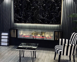 DECOWALL panel - Σχέδιο 201 BLACK WHITE