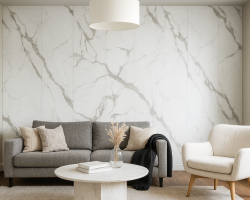 DECOMAX WALL AND FLOOR PANEL – 201 – CARRARA MARBLE